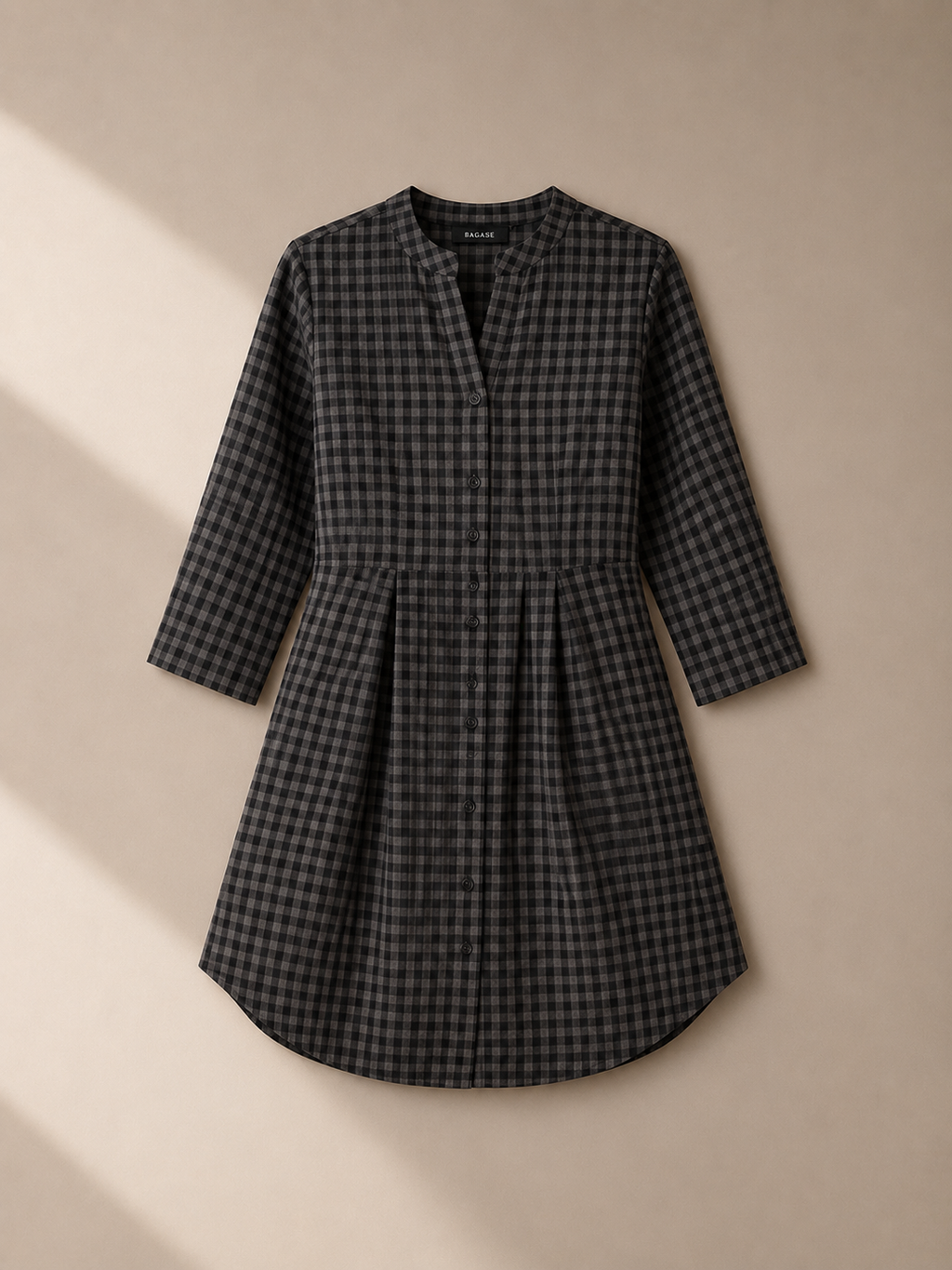 BAGASE Slate Check Kurta