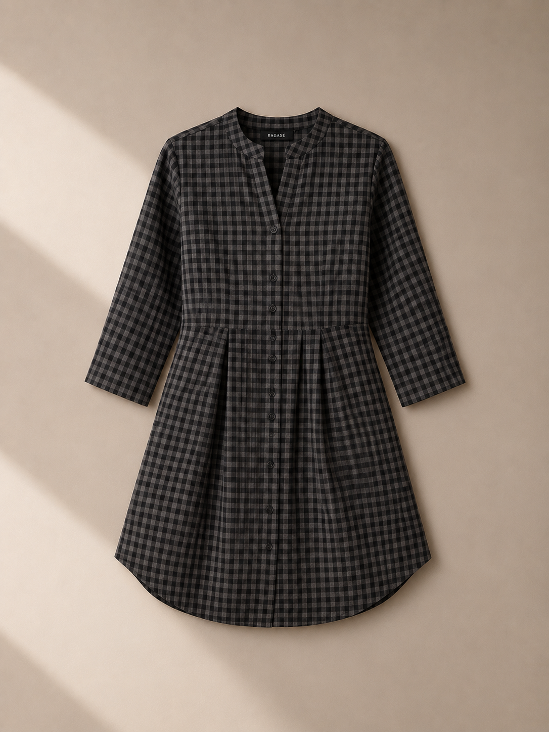 BAGASE Slate Check Kurta